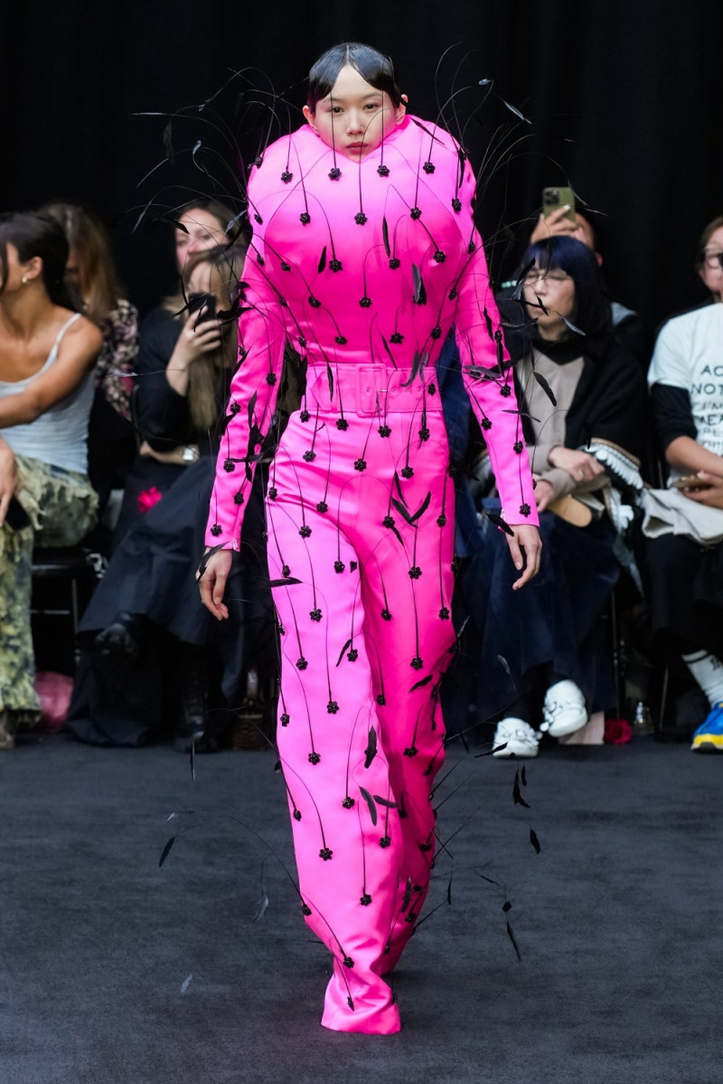 Effy Ge featured in  the Richard Quinn fashion show for Spring/Summer 2023