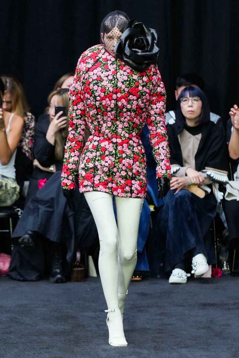 Marie Kohn featured in  the Richard Quinn fashion show for Spring/Summer 2023