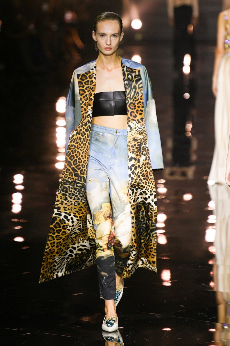 Roe Elema featured in  the Roberto Cavalli fashion show for Spring/Summer 2023