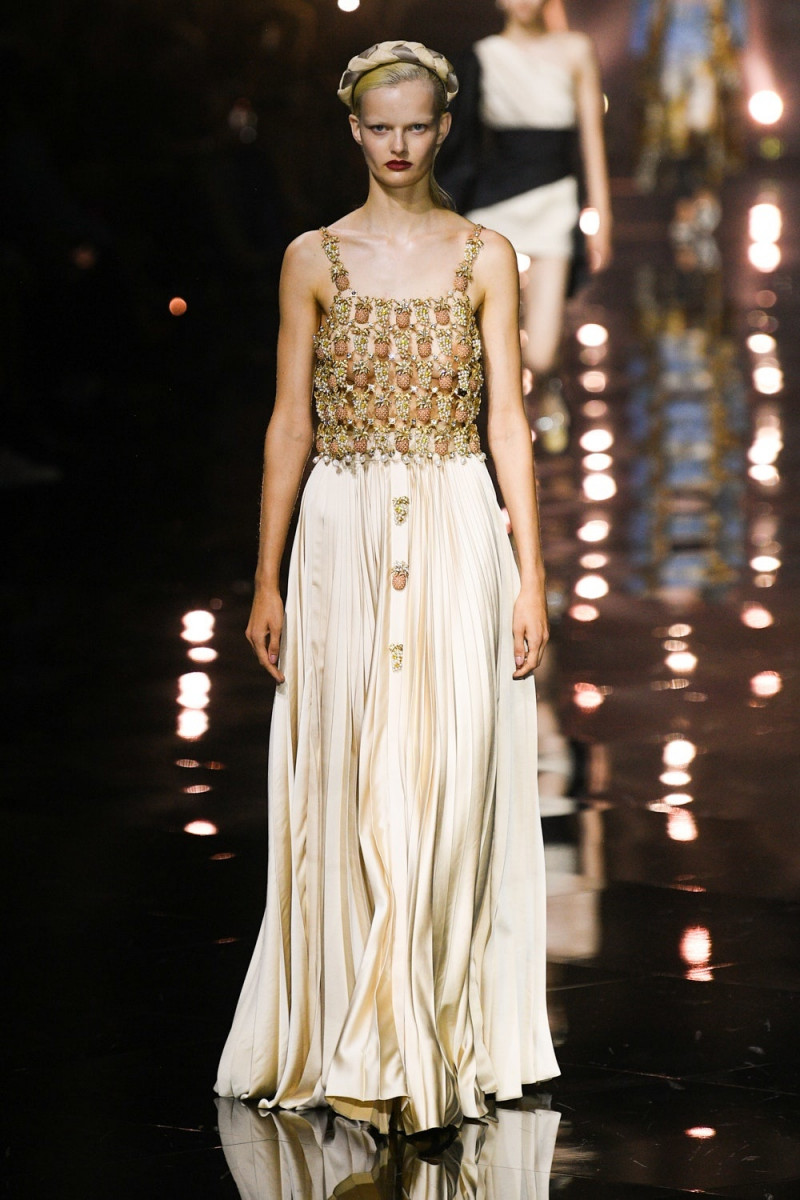 Bo Exters featured in  the Roberto Cavalli fashion show for Spring/Summer 2023