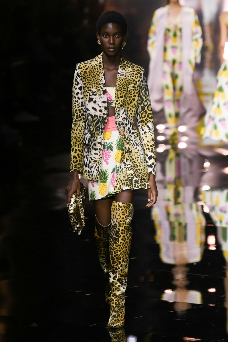 Laura Reyes featured in  the Roberto Cavalli fashion show for Spring/Summer 2023