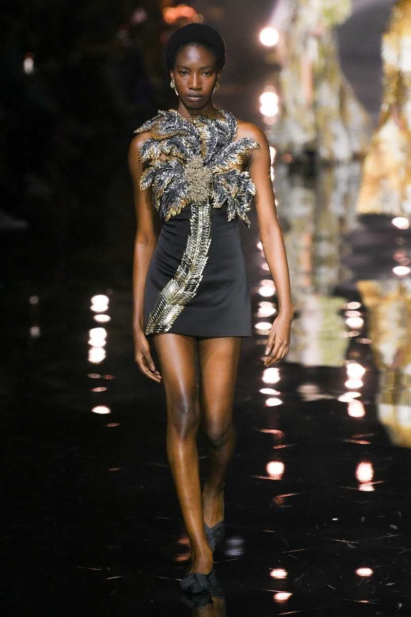 Zayna Cisse featured in  the Roberto Cavalli fashion show for Spring/Summer 2023