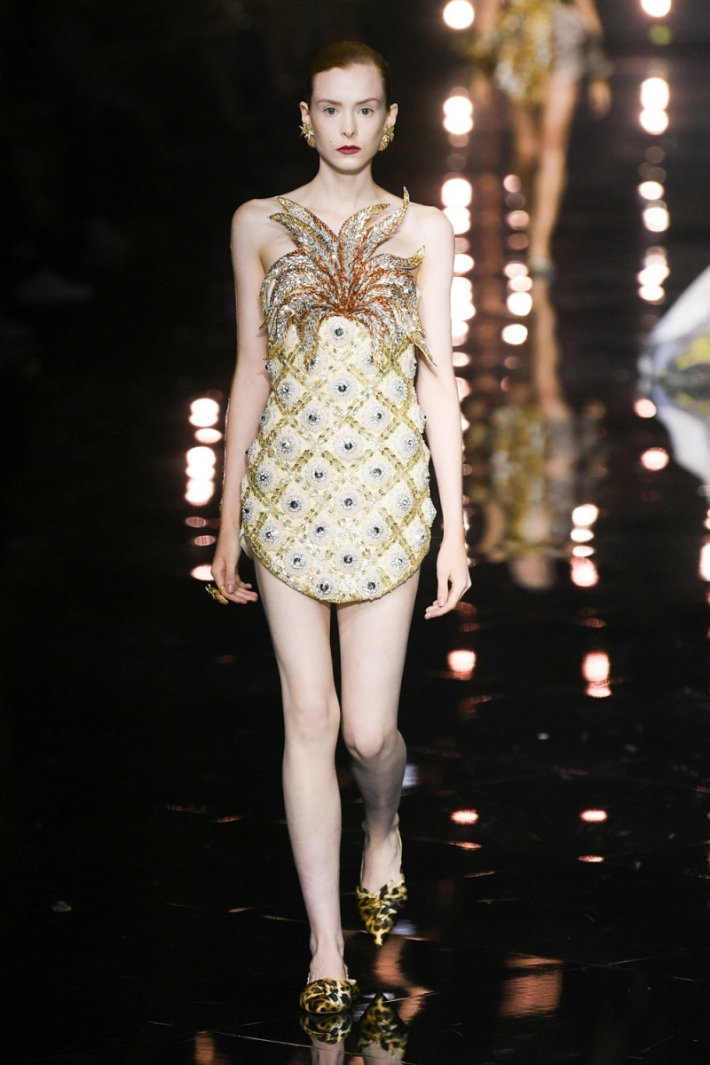 Niamh Gray featured in  the Roberto Cavalli fashion show for Spring/Summer 2023