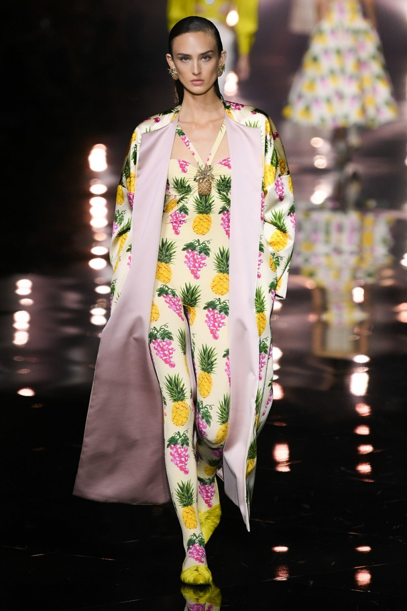 Claire Delozier featured in  the Roberto Cavalli fashion show for Spring/Summer 2023