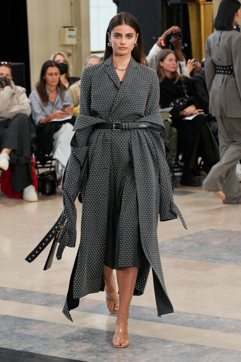Taylor Hill featured in  the Rokh fashion show for Spring/Summer 2023