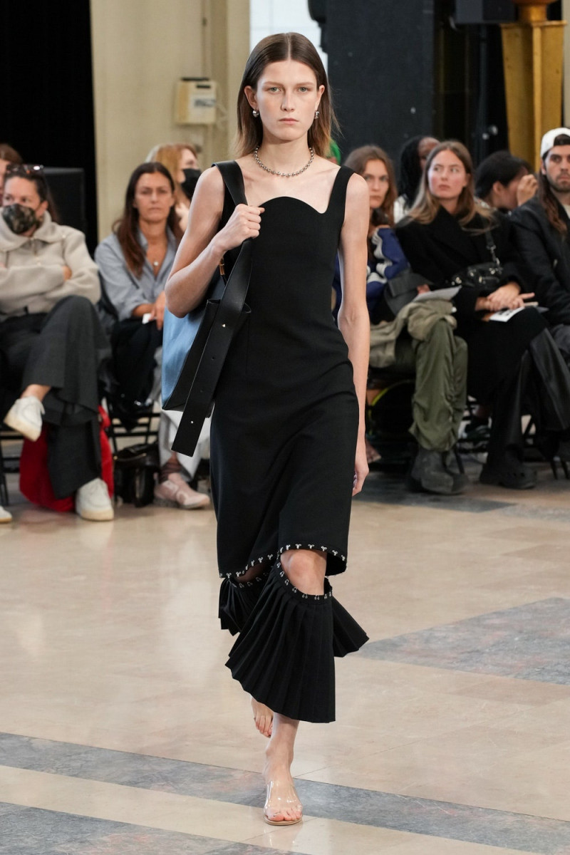 Tessa Bruinsma featured in  the Rokh fashion show for Spring/Summer 2023