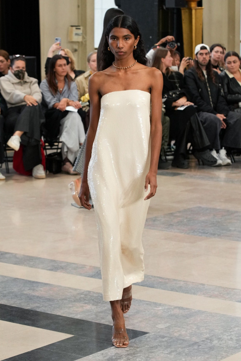 Carliane Paixao featured in  the Rokh fashion show for Spring/Summer 2023