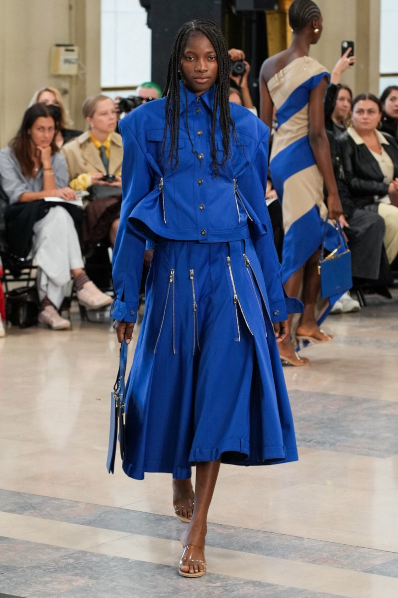 Tina Diedhiou featured in  the Rokh fashion show for Spring/Summer 2023