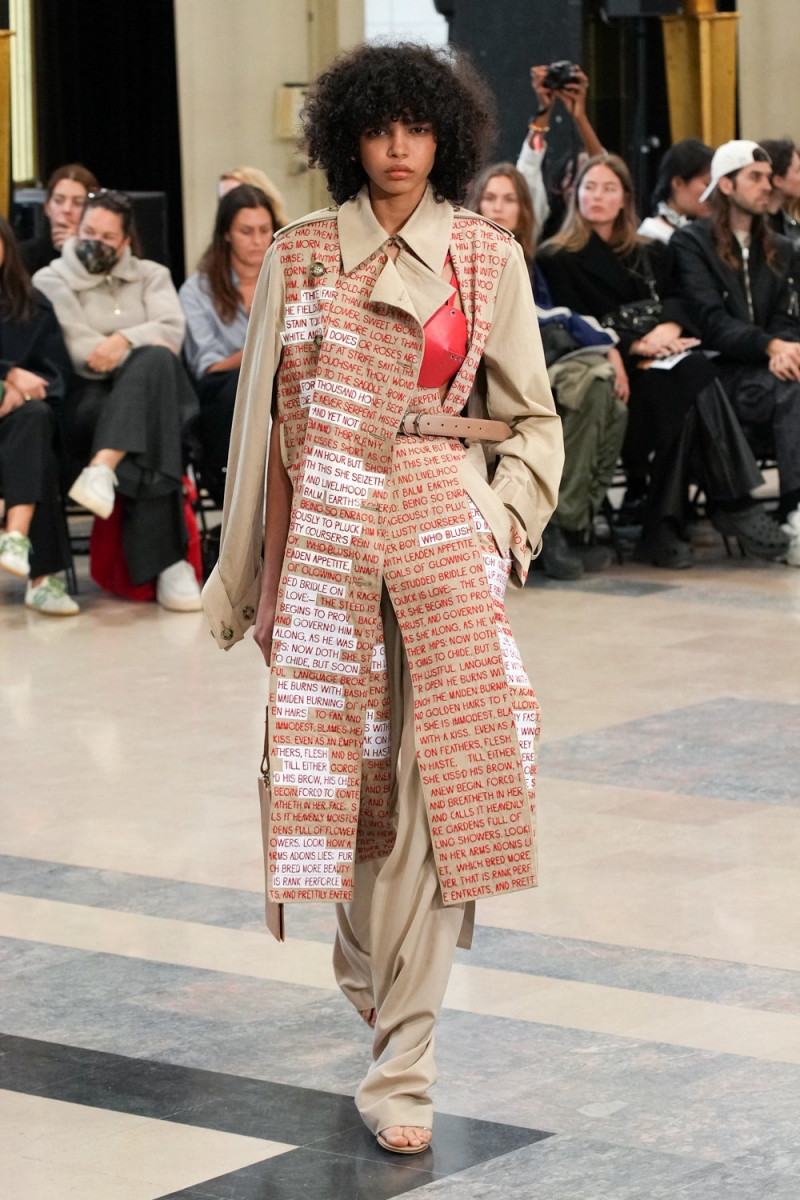 Liz de Aza featured in  the Rokh fashion show for Spring/Summer 2023