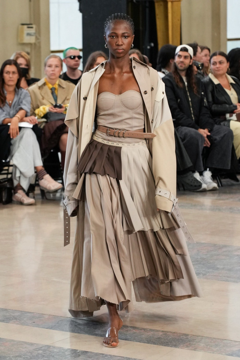 Rhenny Alade featured in  the Rokh fashion show for Spring/Summer 2023