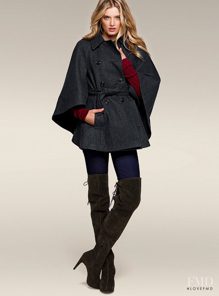 Lily Donaldson featured in  the Victoria\'s Secret Clothes catalogue for Autumn/Winter 2012