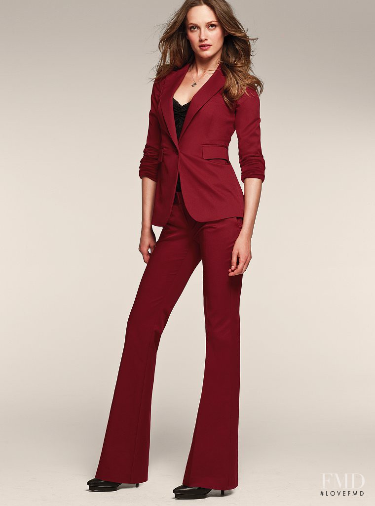 Lily Donaldson featured in  the Victoria\'s Secret Clothes catalogue for Autumn/Winter 2012