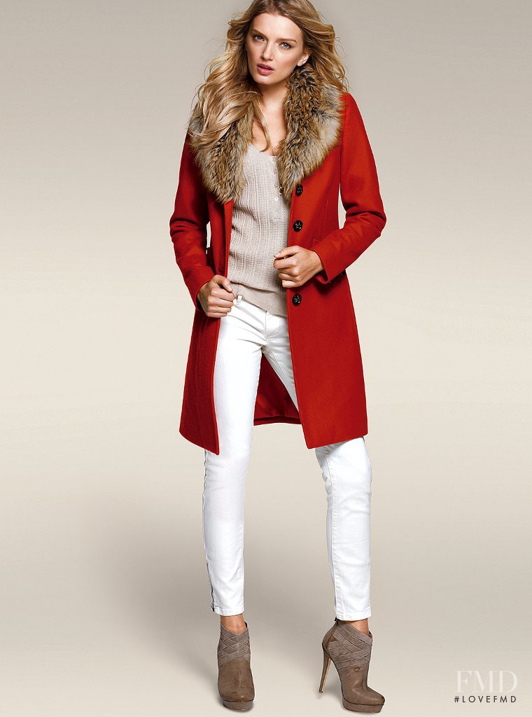 Lily Donaldson featured in  the Victoria\'s Secret Clothes catalogue for Autumn/Winter 2012