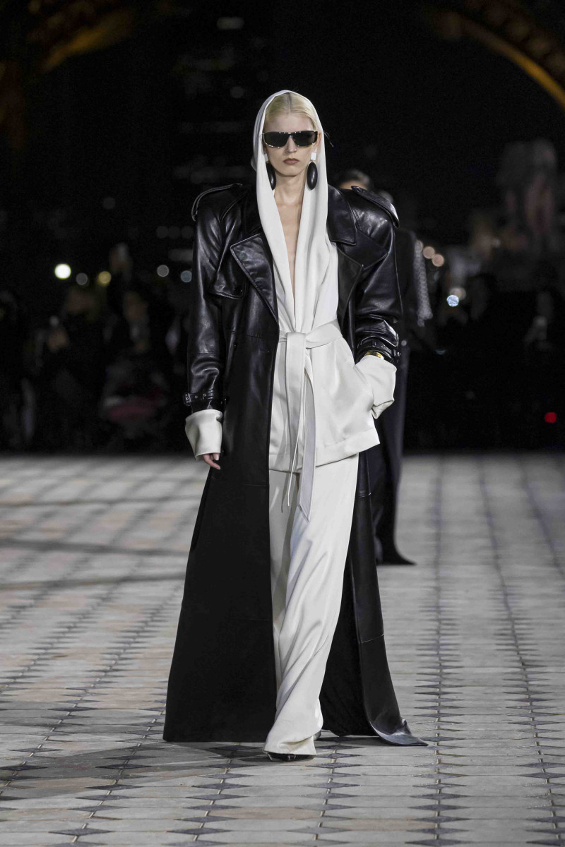 Camille Chifflot featured in  the Saint Laurent fashion show for Spring/Summer 2023