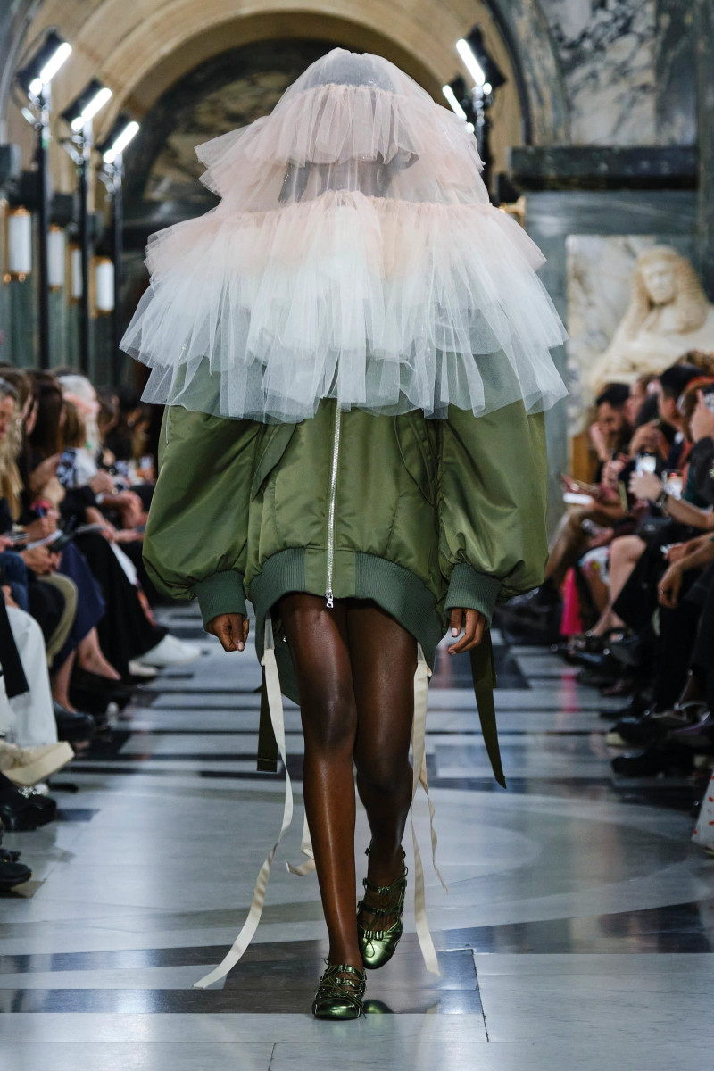 Laura Reyes featured in  the Simone Rocha fashion show for Spring/Summer 2023