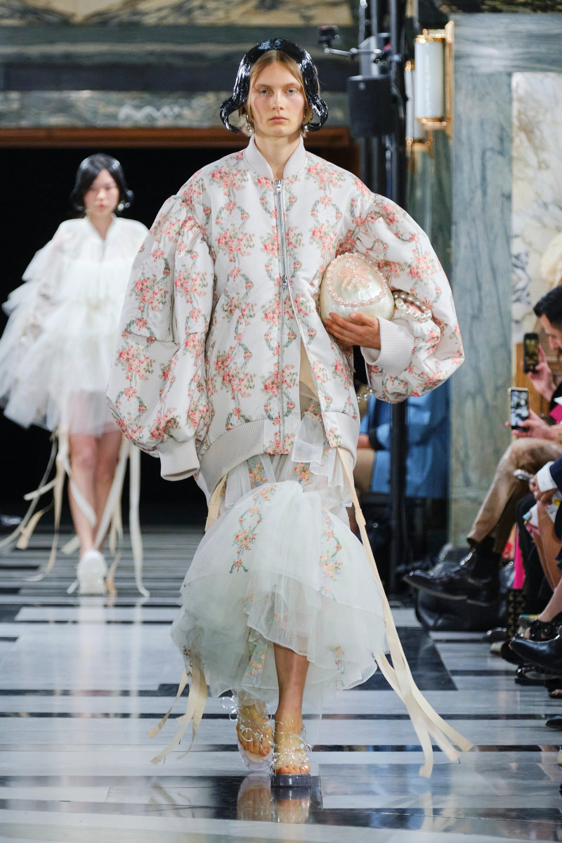 Emily Sturgess featured in  the Simone Rocha fashion show for Spring/Summer 2023