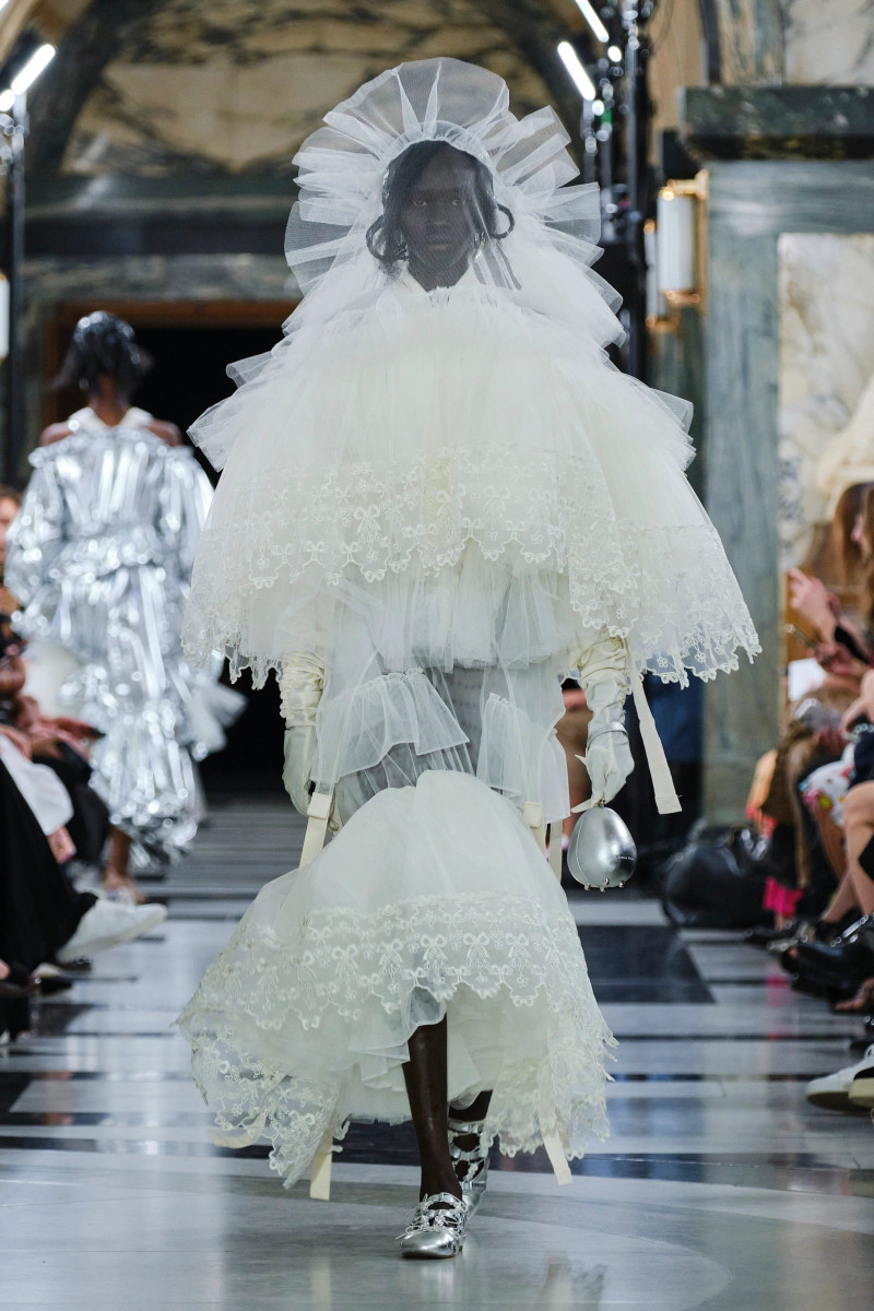 Rejoice Chuol featured in  the Simone Rocha fashion show for Spring/Summer 2023