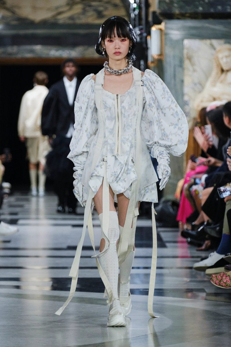 Xie Chaoyu featured in  the Simone Rocha fashion show for Spring/Summer 2023