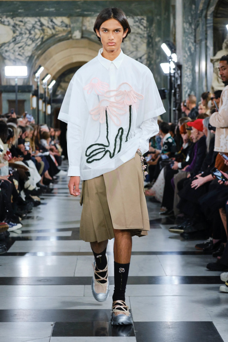Rohan Alexander featured in  the Simone Rocha fashion show for Spring/Summer 2023