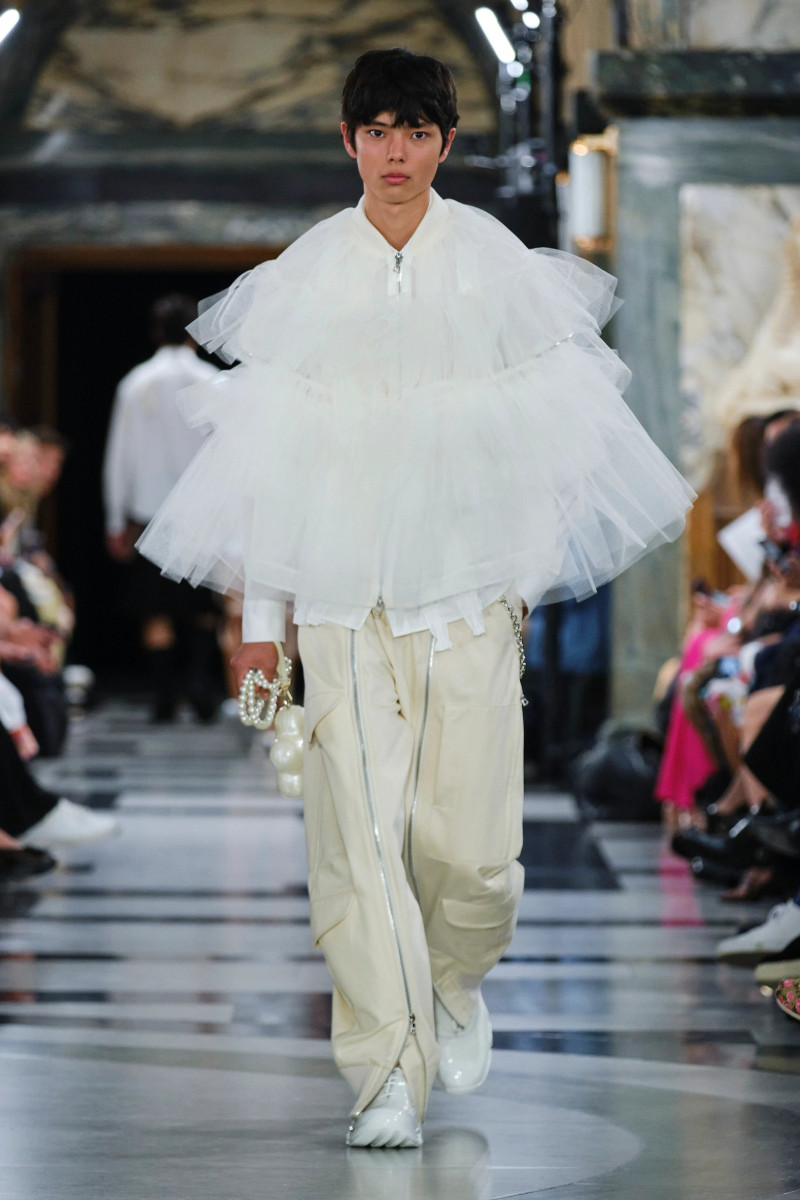 London Lee featured in  the Simone Rocha fashion show for Spring/Summer 2023