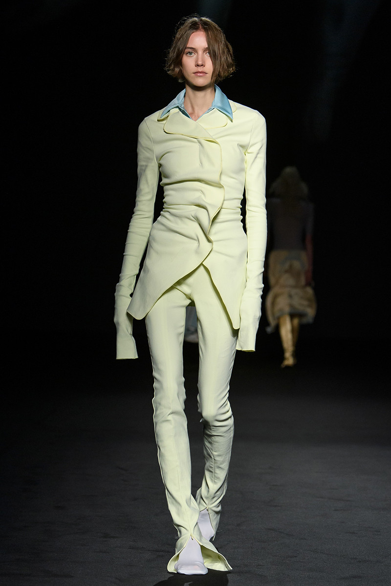 Greta Bultmann featured in  the Sportmax fashion show for Spring/Summer 2023