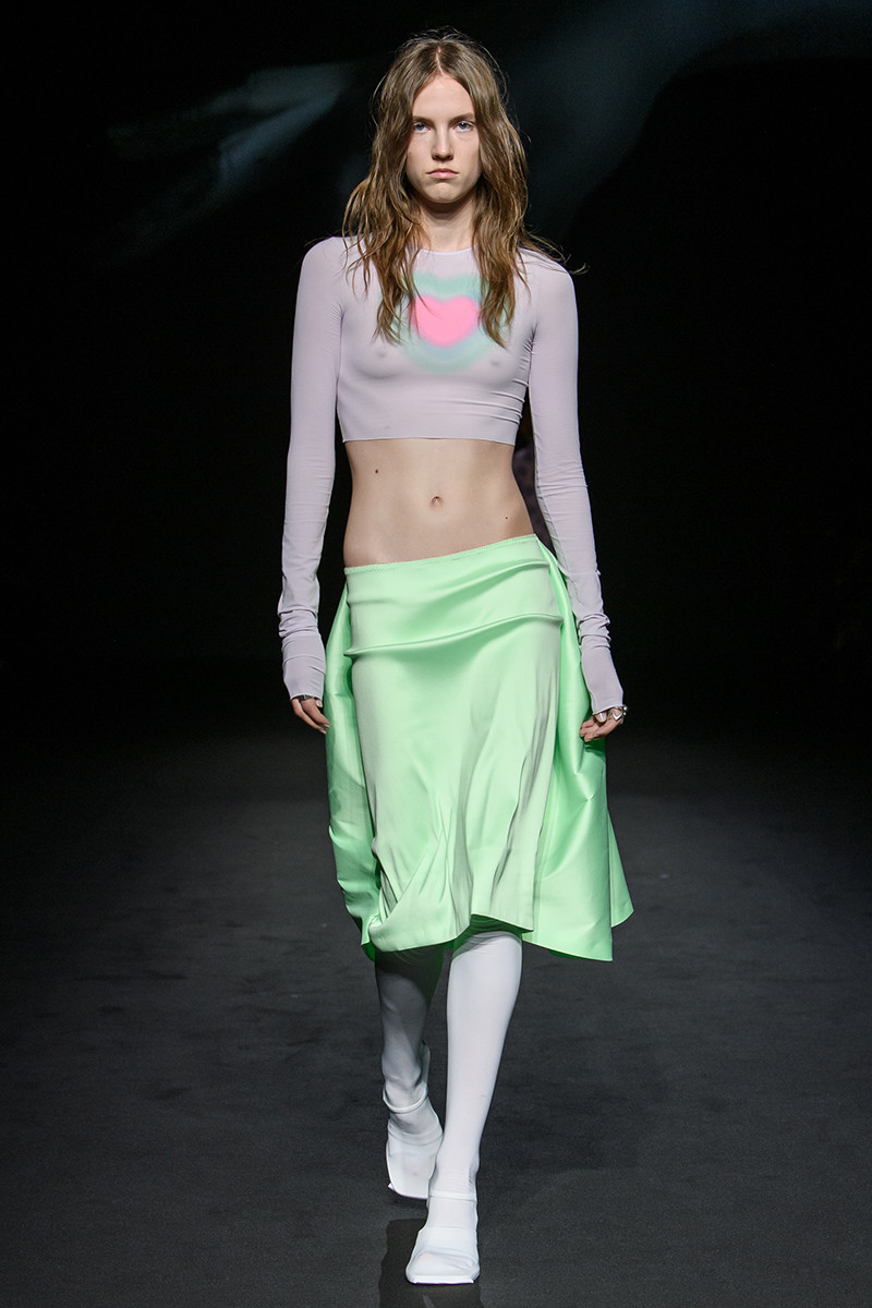 Gwen Weijers featured in  the Sportmax fashion show for Spring/Summer 2023