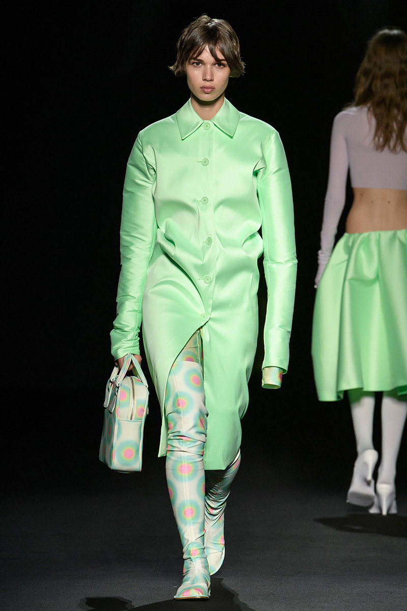 Mathilda Gvarliani featured in  the Sportmax fashion show for Spring/Summer 2023