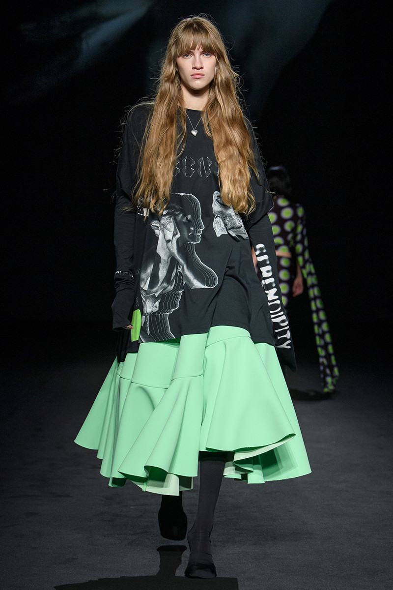 Alice Cooper featured in  the Sportmax fashion show for Spring/Summer 2023