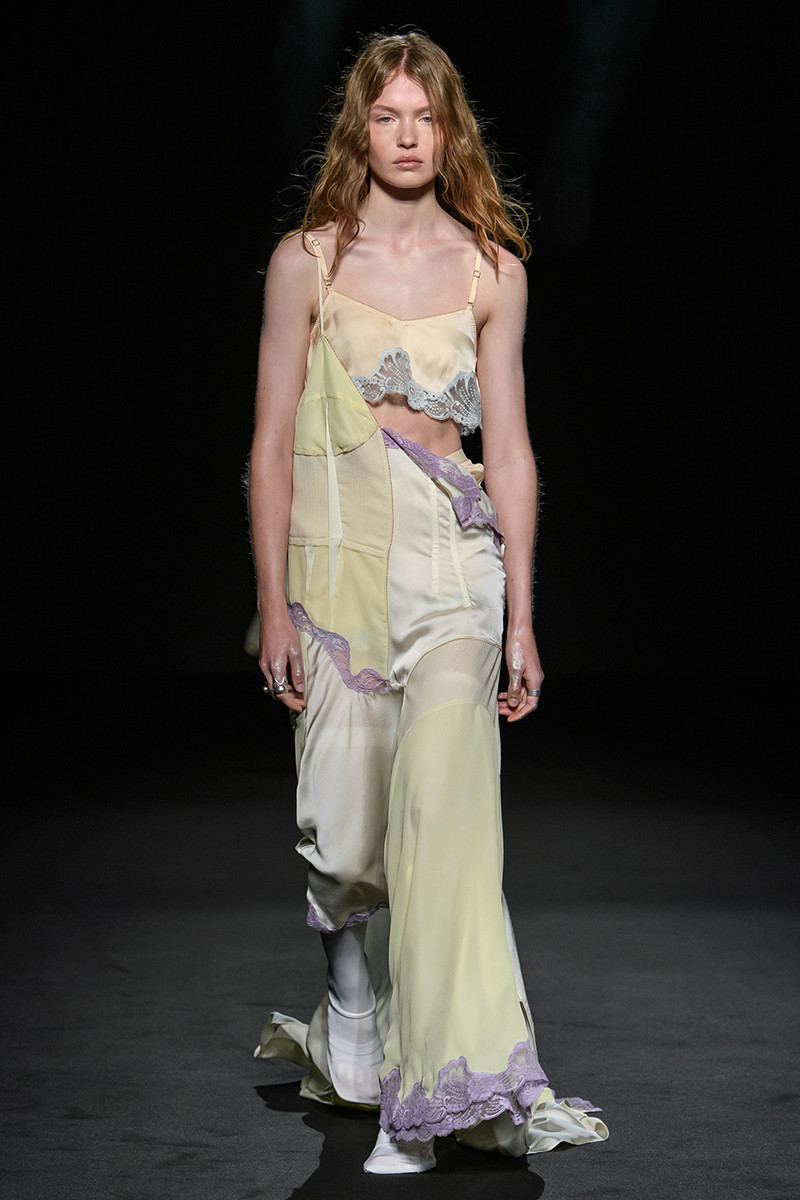 Ella McCutcheon featured in  the Sportmax fashion show for Spring/Summer 2023
