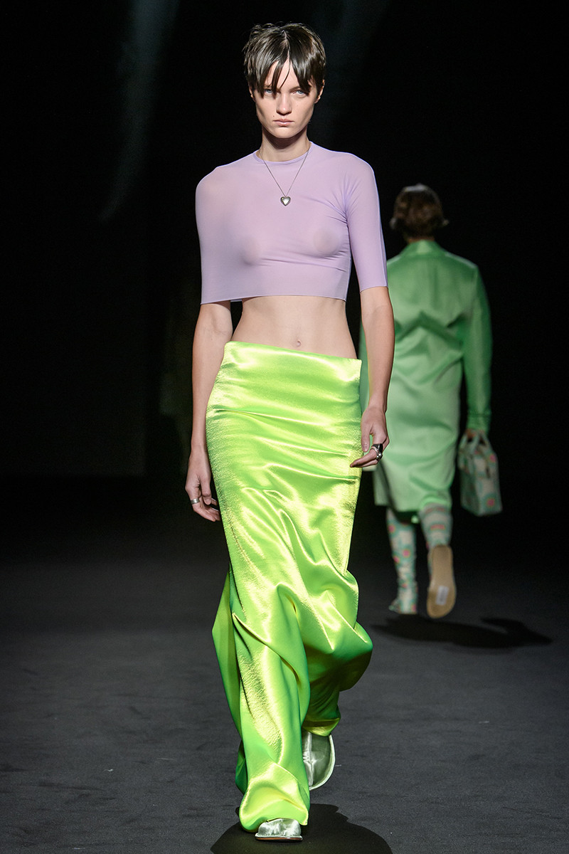 Tanya Churbanova featured in  the Sportmax fashion show for Spring/Summer 2023