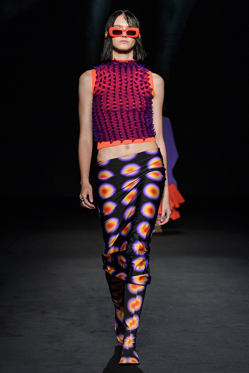 Birgit Veegen featured in  the Sportmax fashion show for Spring/Summer 2023