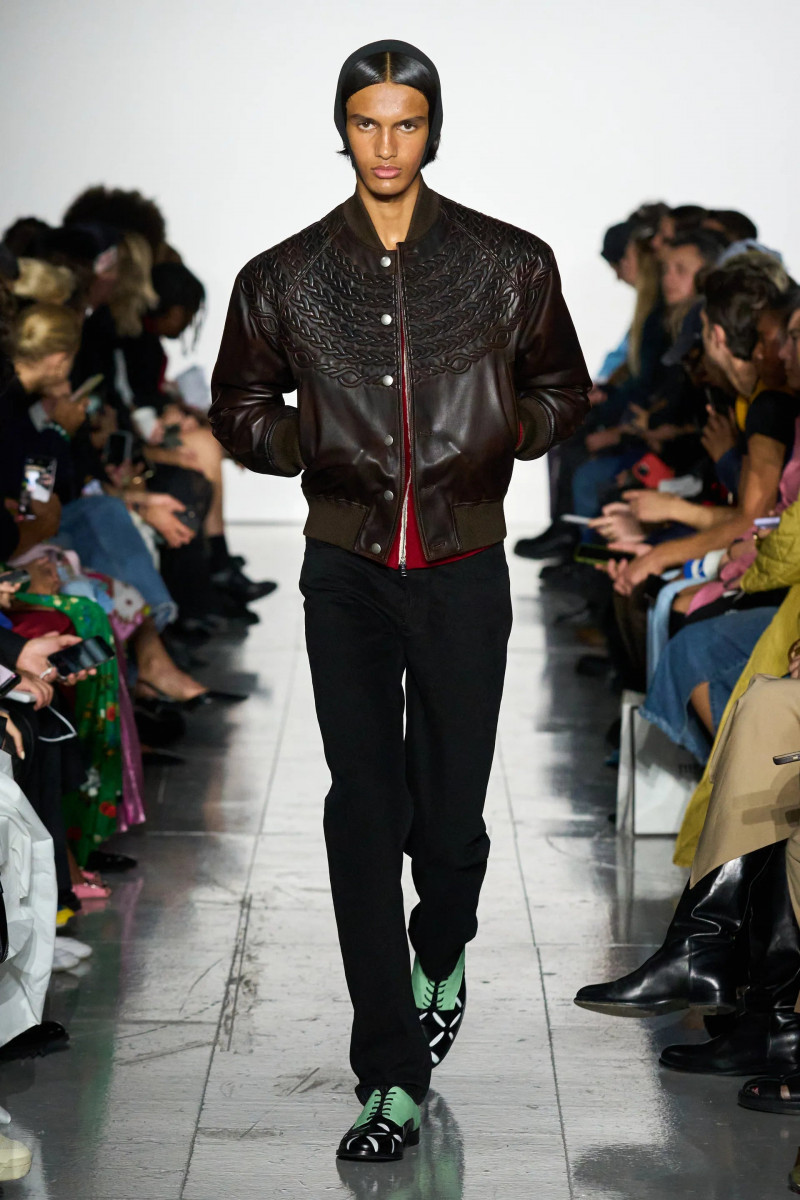 Rohan Alexander featured in  the Stefan Cooke fashion show for Spring/Summer 2023