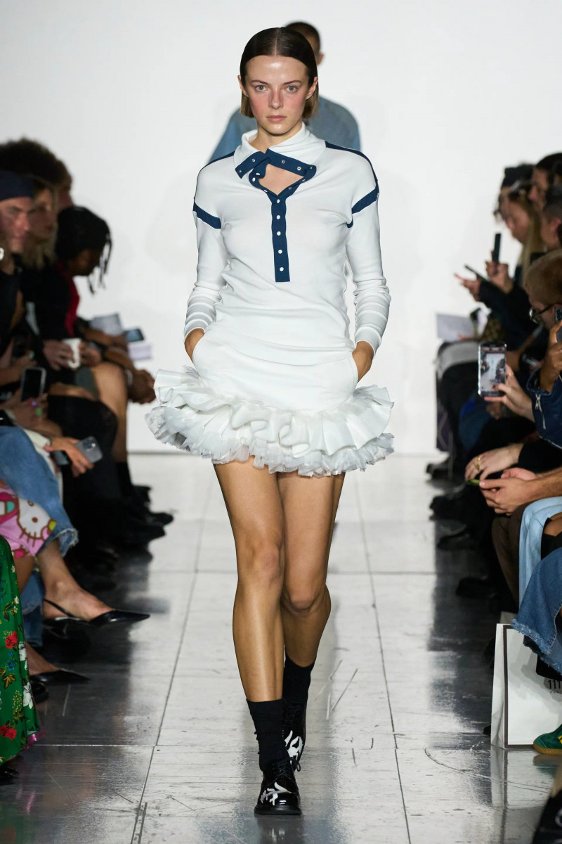 Grace Clover featured in  the Stefan Cooke fashion show for Spring/Summer 2023