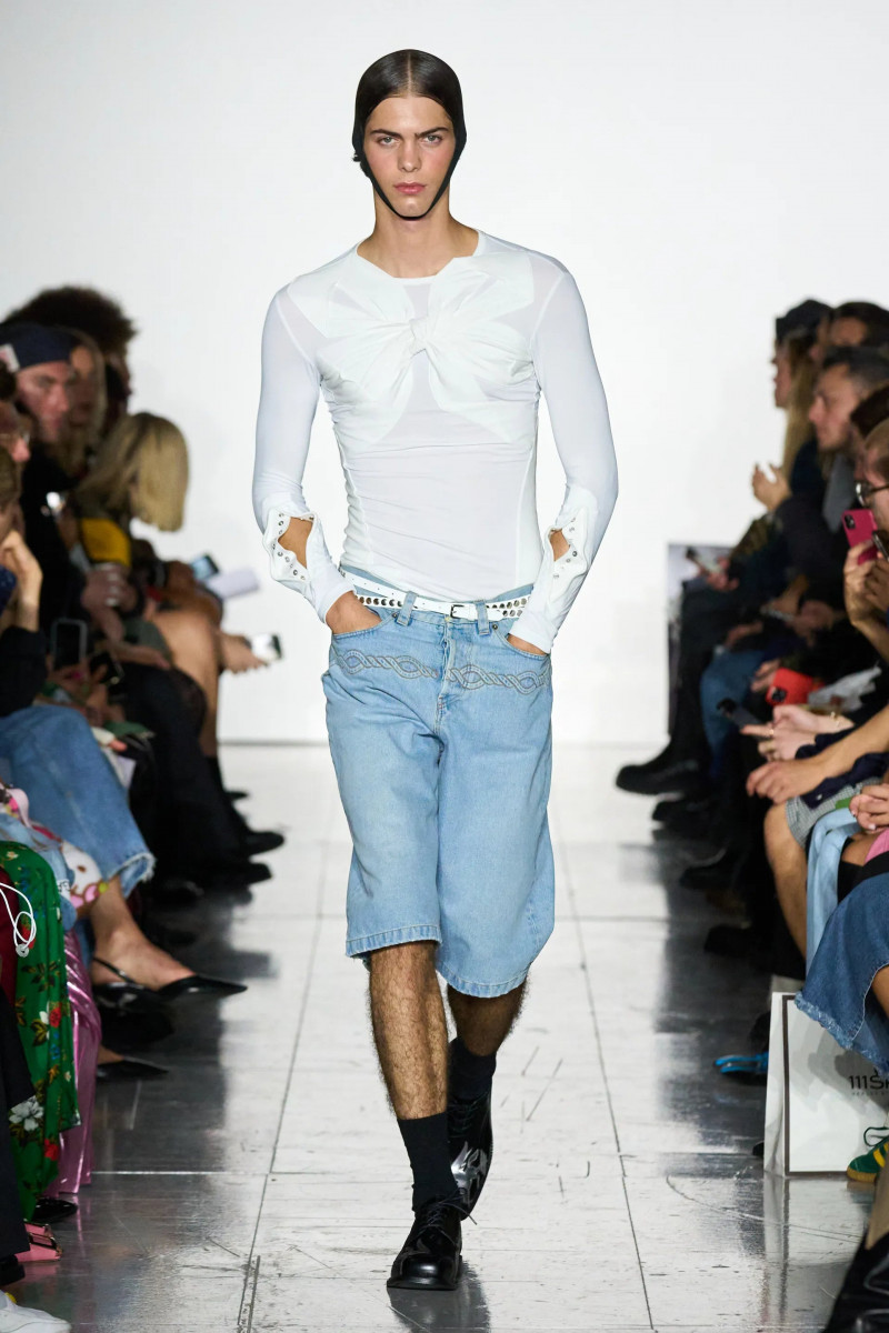 Jack Blanco featured in  the Stefan Cooke fashion show for Spring/Summer 2023
