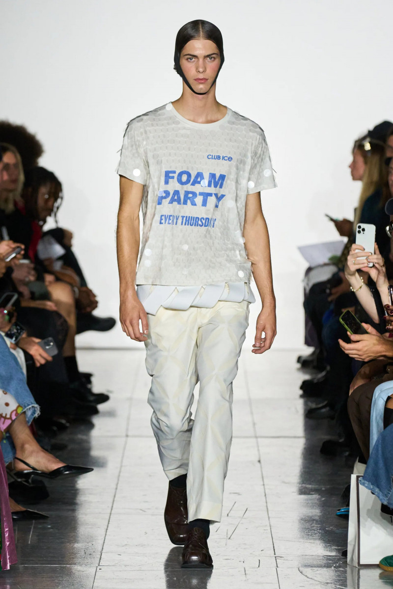 Jack Blanco featured in  the Stefan Cooke fashion show for Spring/Summer 2023