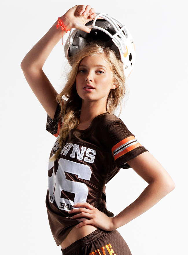 Elsa Hosk featured in  the Victoria\'s Secret PINK catalogue for Autumn/Winter 2012