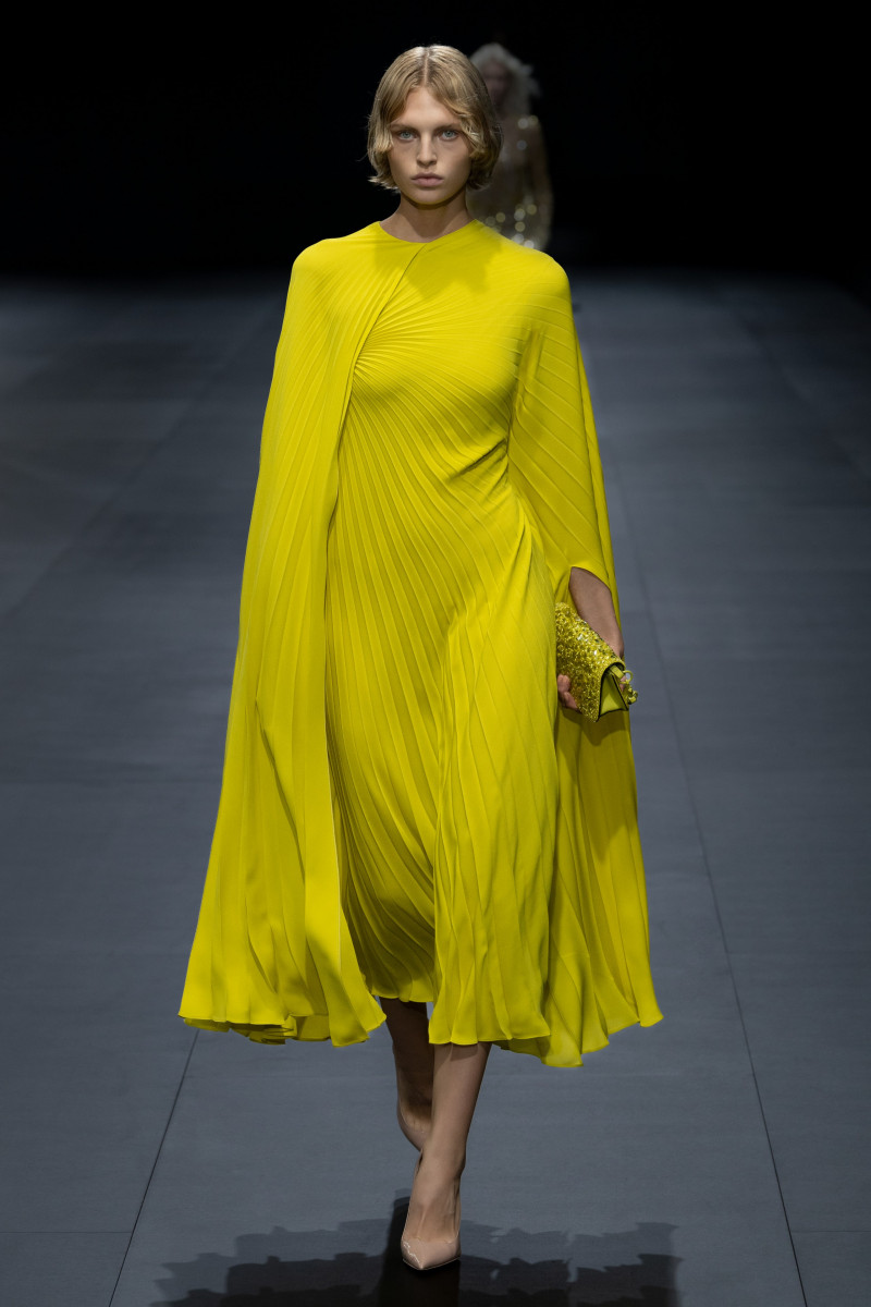 Karolina Spakowski featured in  the Valentino fashion show for Spring/Summer 2023