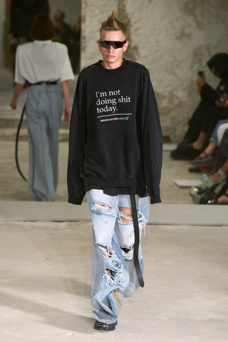 Vetements fashion show for Spring/Summer 2023