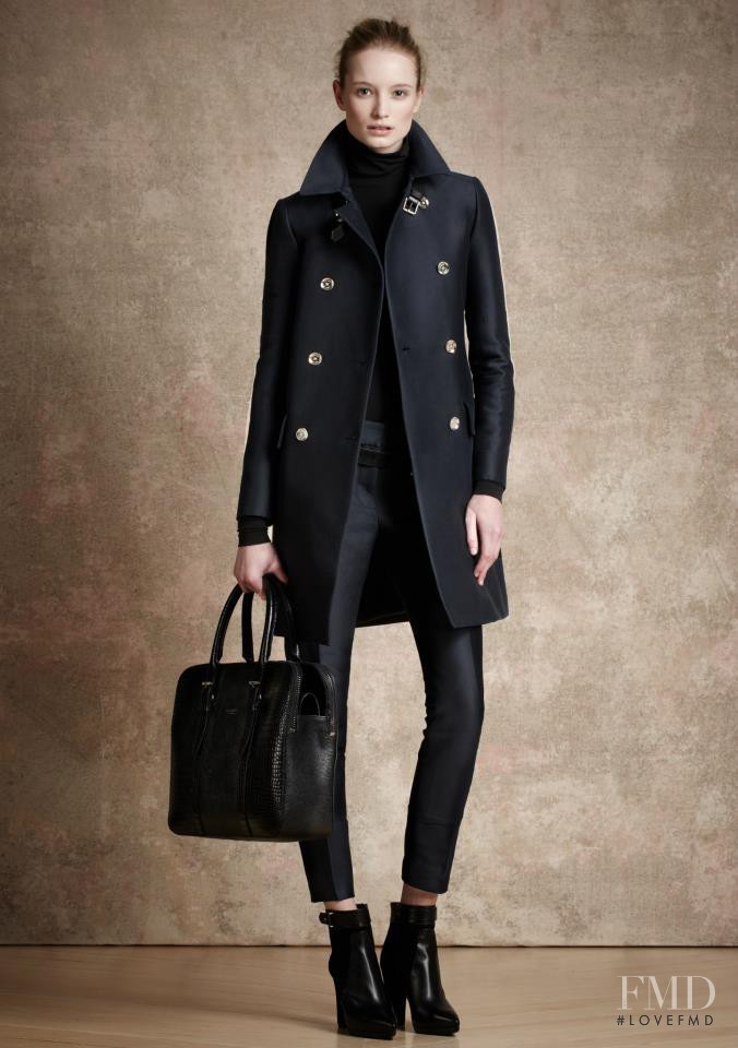 Maud Welzen featured in  the Belstaff lookbook for Pre-Fall 2013