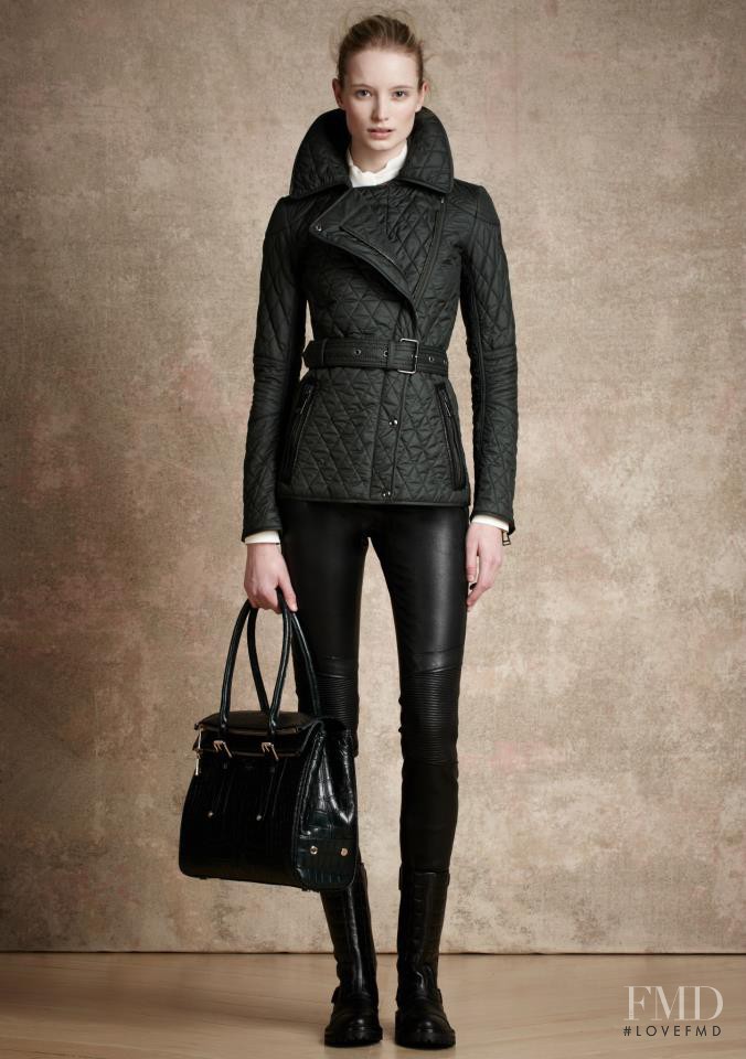 Maud Welzen featured in  the Belstaff lookbook for Pre-Fall 2013