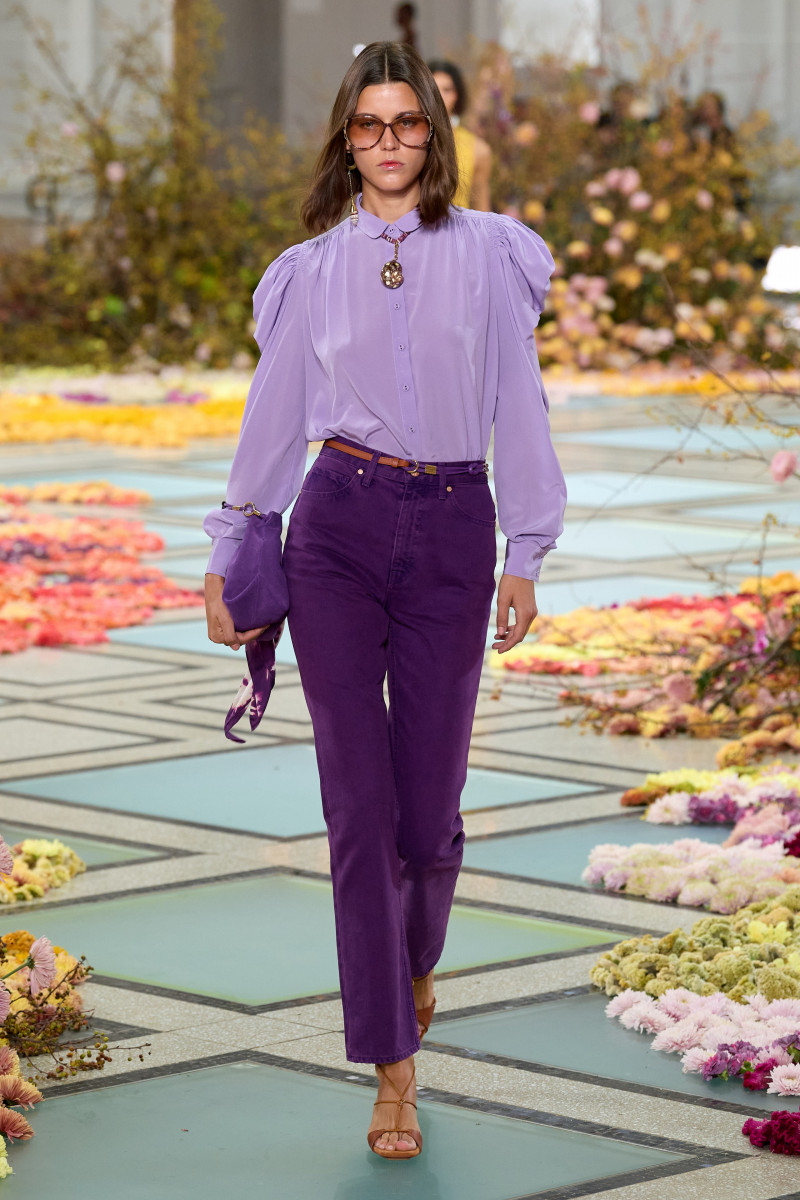 Vivienne Rohner featured in  the Ulla Johnson fashion show for Spring/Summer 2023