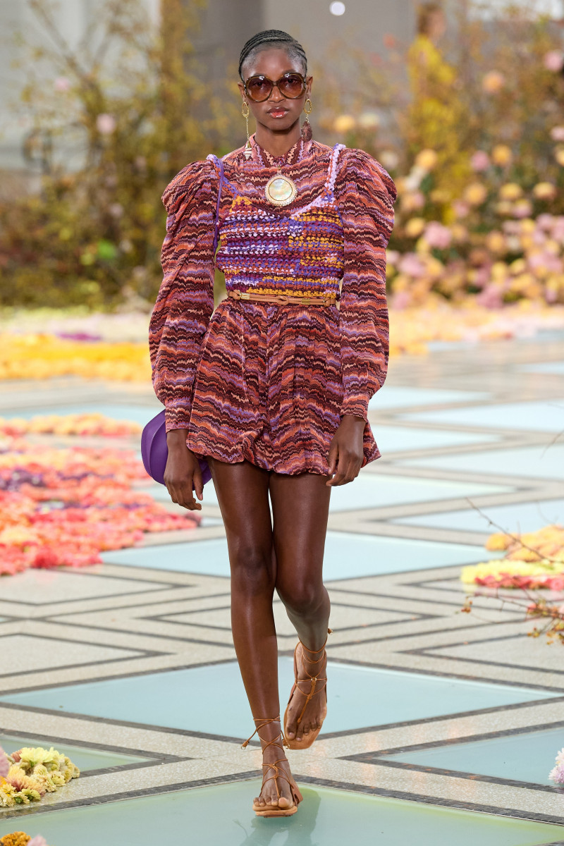Tina Diedhiou featured in  the Ulla Johnson fashion show for Spring/Summer 2023