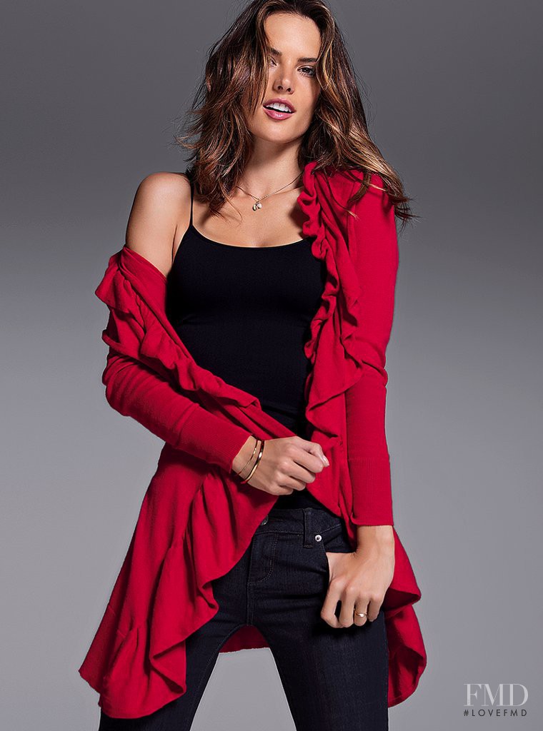 Alessandra Ambrosio featured in  the Victoria\'s Secret Clothes catalogue for Autumn/Winter 2011