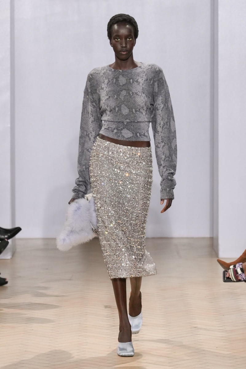 Nyaueth Riam featured in  the 16Arlington fashion show for Spring/Summer 2023
