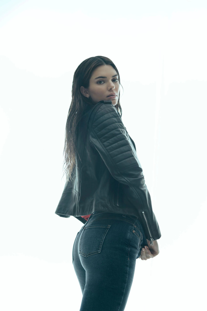 Kendall Jenner featured in  the Own Denim by Next advertisement for Autumn/Winter 2022