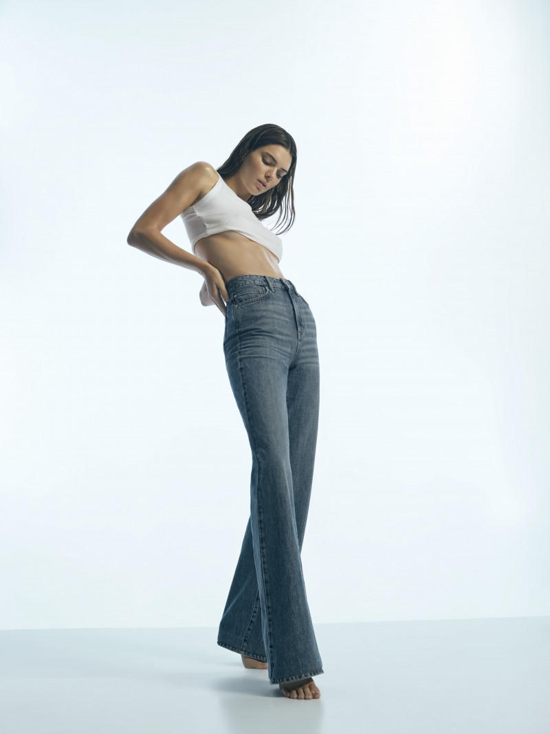 Kendall Jenner featured in  the Own Denim by Next advertisement for Autumn/Winter 2022