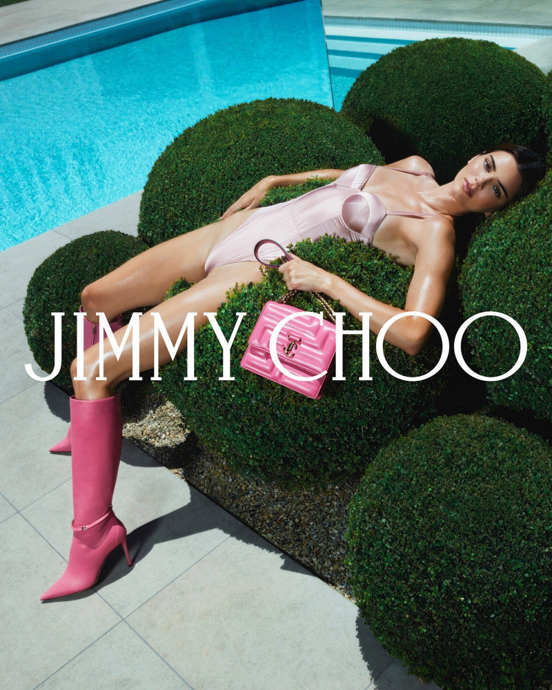 Kendall Jenner featured in  the Jimmy Choo advertisement for Autumn/Winter 2022