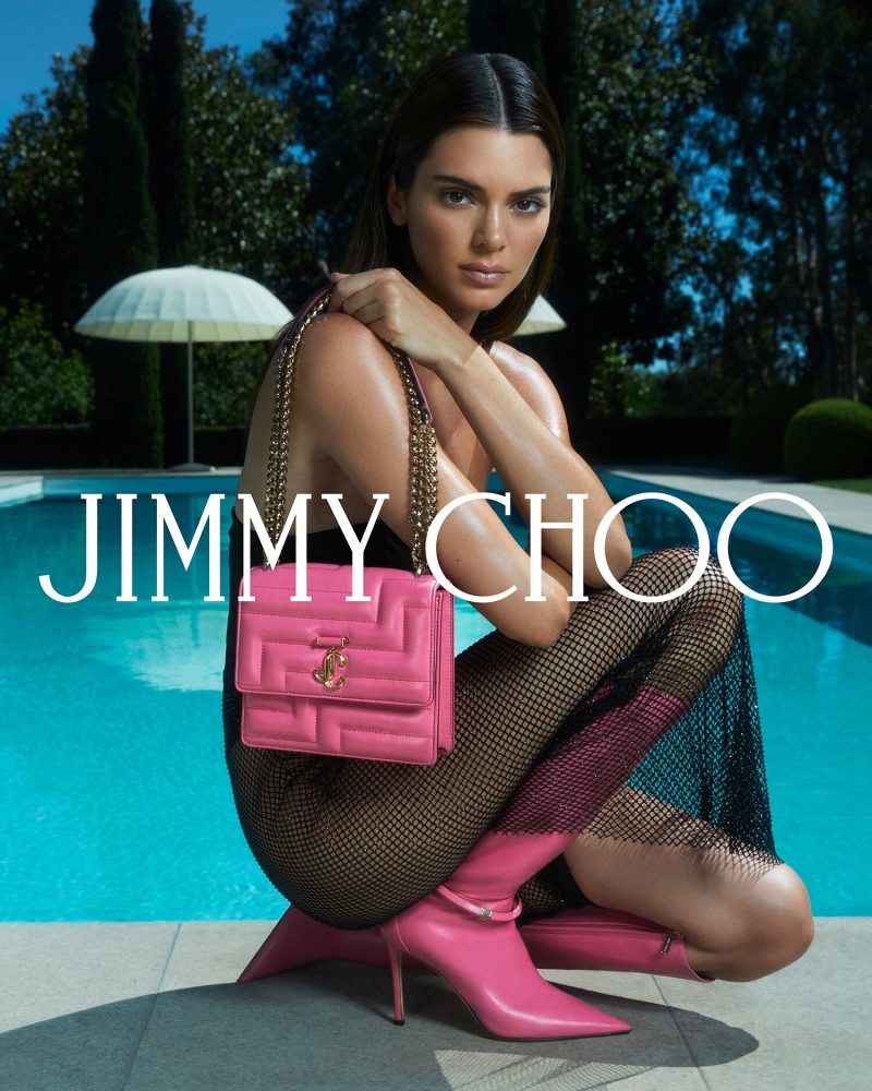 Kendall Jenner featured in  the Jimmy Choo advertisement for Autumn/Winter 2022