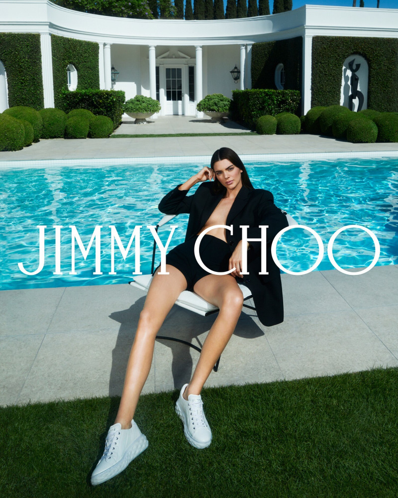 Kendall Jenner featured in  the Jimmy Choo advertisement for Autumn/Winter 2022