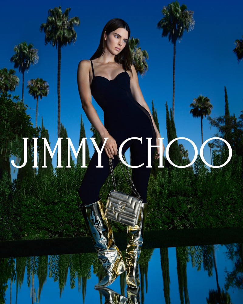 Kendall Jenner featured in  the Jimmy Choo advertisement for Autumn/Winter 2022